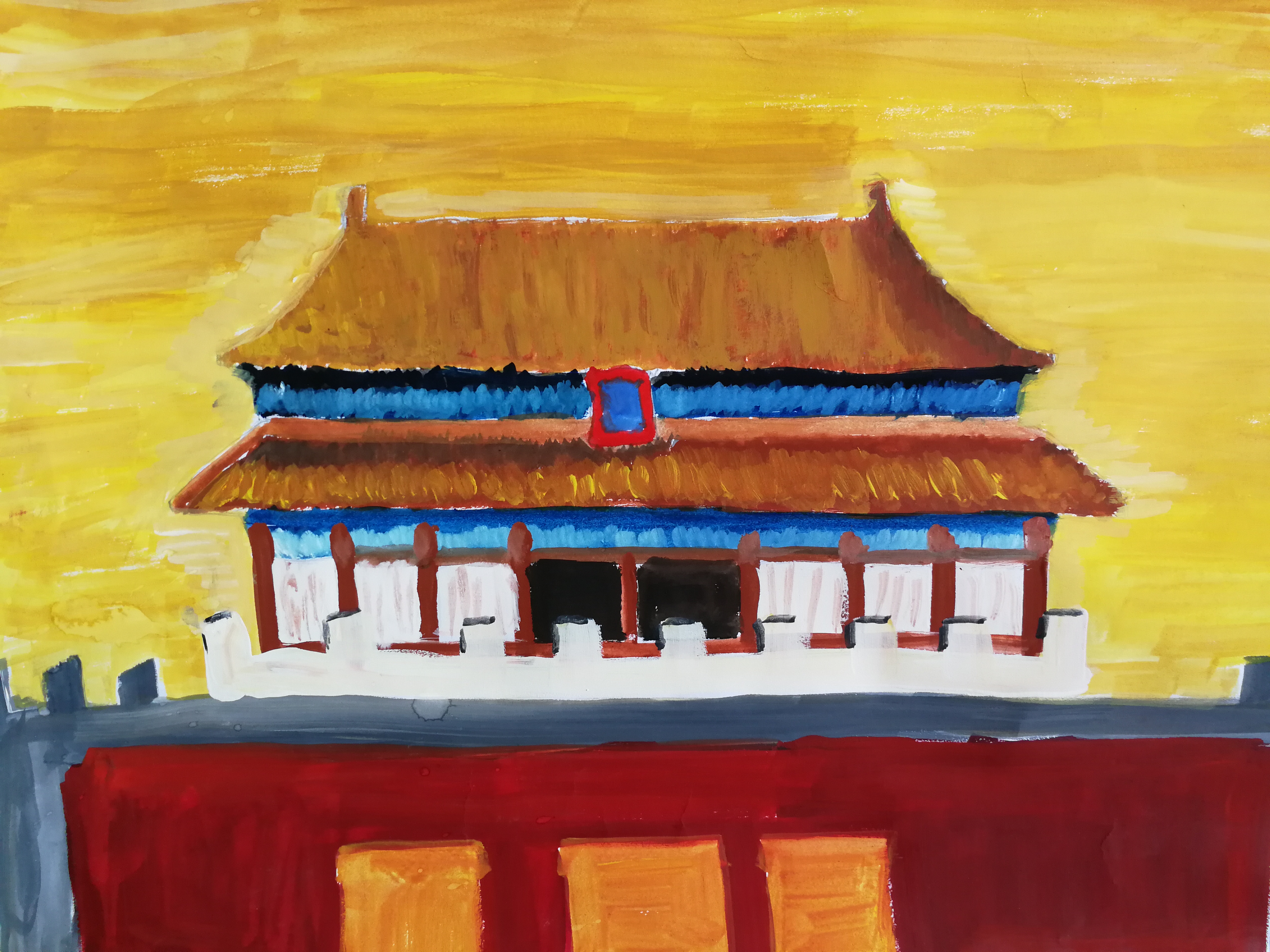 我心中的紫禁城网络绘画大赛--爱上这座城 / 故宫博物院青少网站