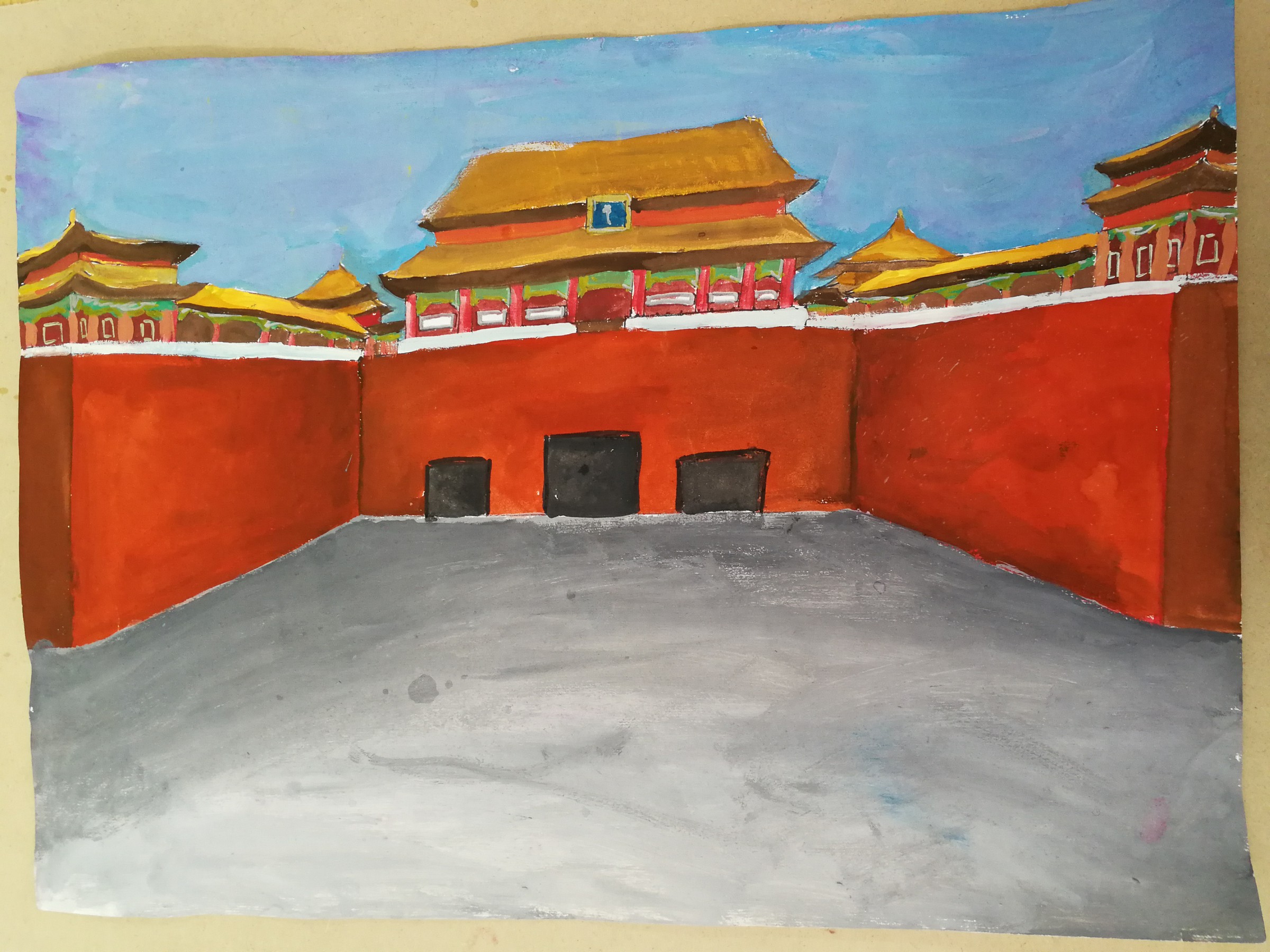 我心中的紫禁城网络绘画大赛--爱上这座城 / 故宫博物院青少网站